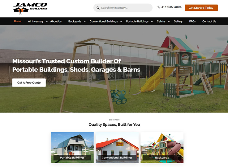 Jamco Builders Website