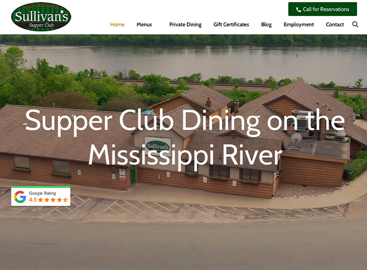 Sullivan’s Supper Club Website