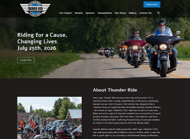 Thunder Ride Website