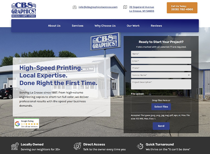 CBS Graphics Website
